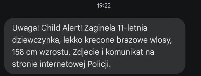 Child Alert w całej Polsce. Wszyscy szukają 11-letniej Patrycji