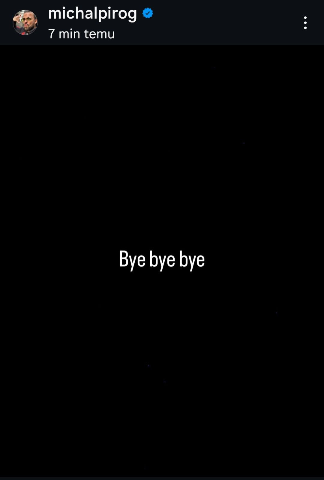 Była 17:44, gdy Michał Piróg to ogłosił. Fani nie mogą uwierzyć