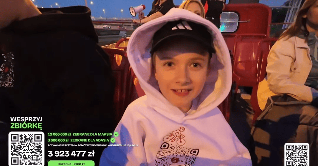 Łatwogang spotkał się Maksem, Adasiem i ich rodzicami. Kamery wszystko uchwyciły