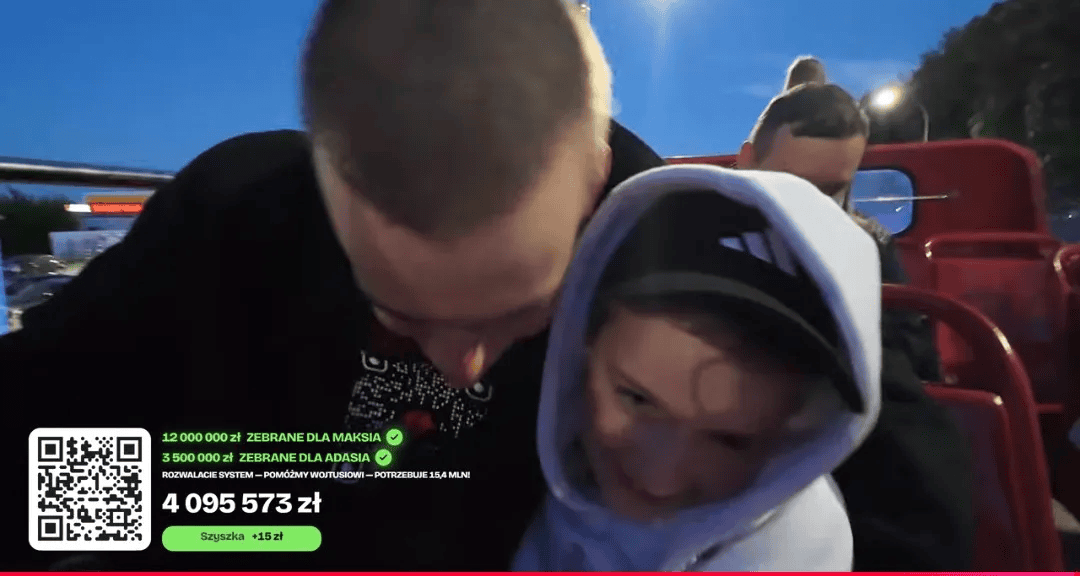 Łatwogang spotkał się Maksem, Adasiem i ich rodzicami. Kamery wszystko uchwyciły