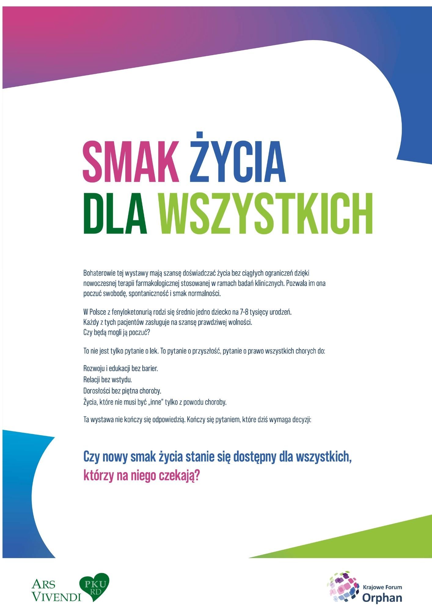 Fenyloketunuria (PKU) – choroba z restrykcyjną dietą. Leczenie PKU wchodzi w nową erę. Terapia farmakologiczna zmienia życie pacjentów