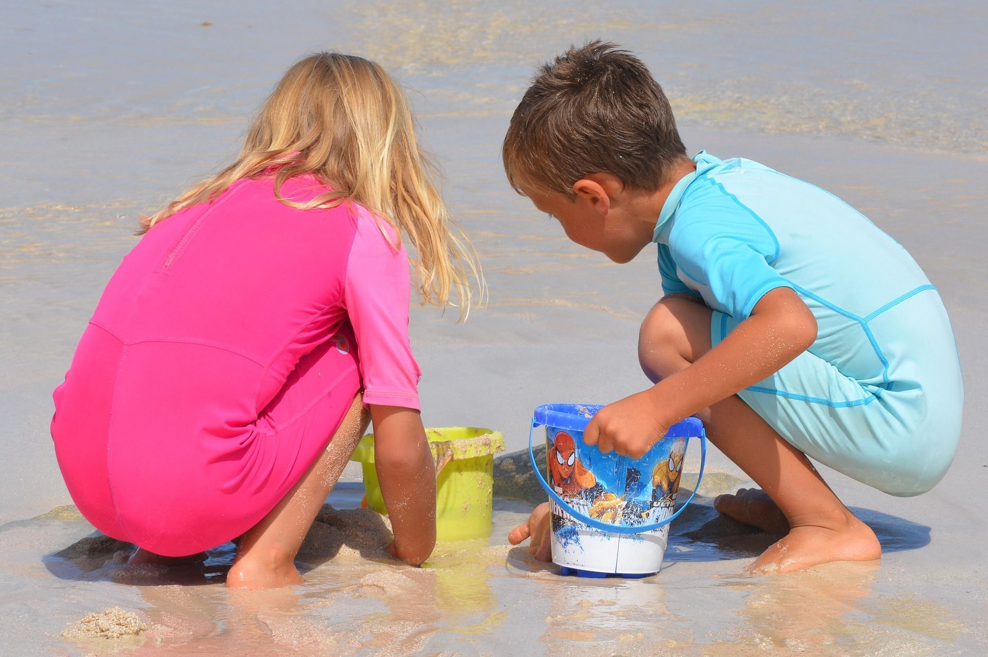 Dzieci na plaży