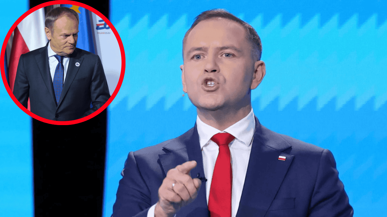 Donald Tusk i Karol Nawrocki