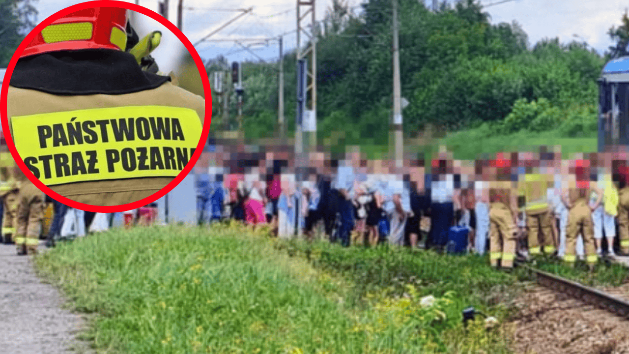 pożar