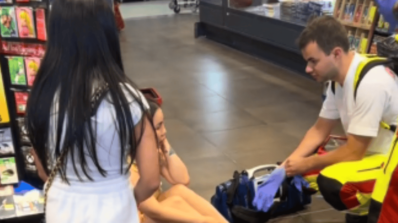 Skandal w supermarkecie. Pracownik zaatakował klientkę przy dzieciach, powód zwala z nóg