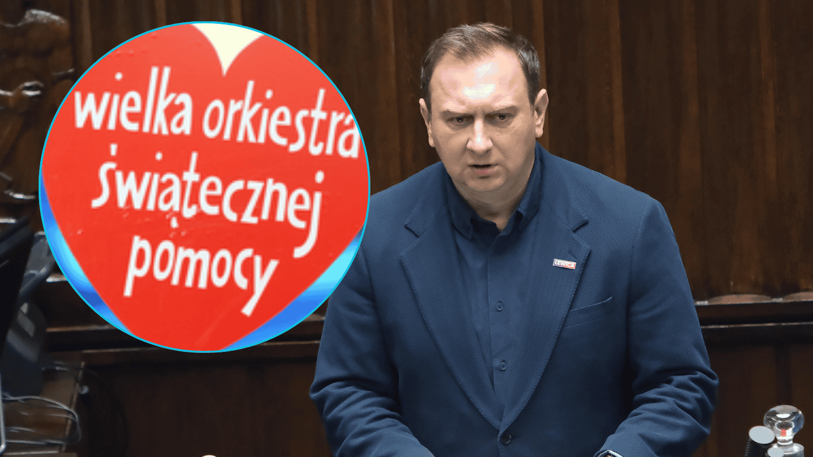 Niesłychane, co ten poseł wystawił na WOŚP. Nagranie hitem sieci