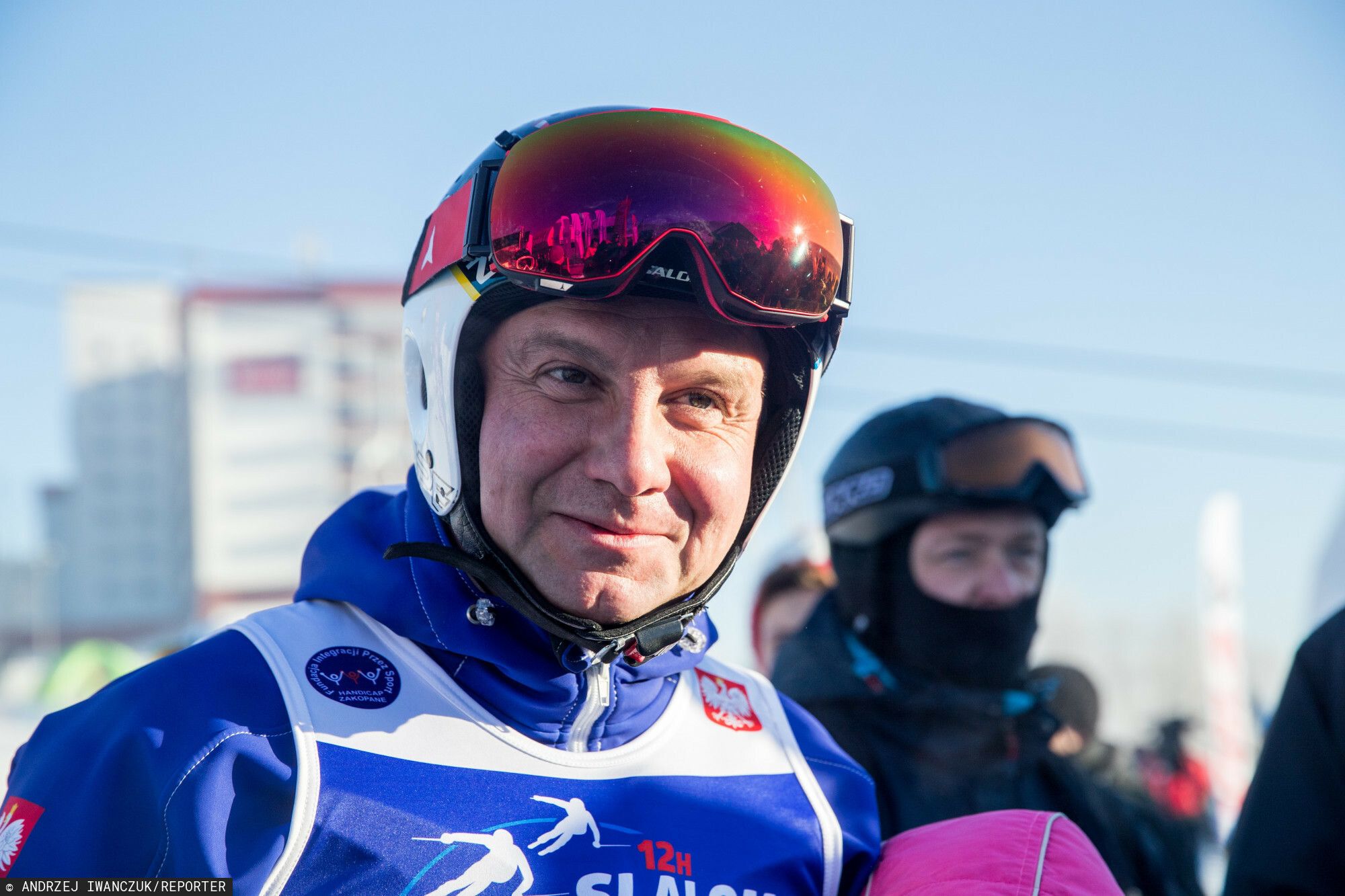 Andrzej Duda odwiedził Zakopane, by wziąć udział w zawodach narciarskich.
