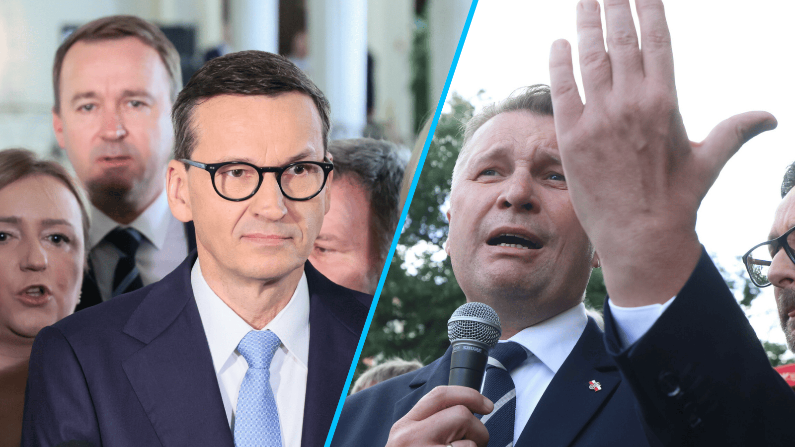 Mateusz Morawiecki i Przemysław Czarnek