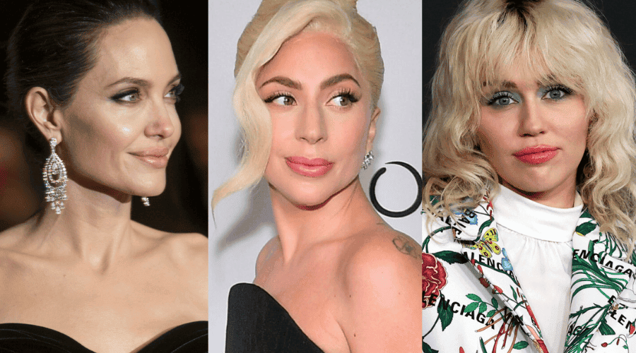 Jolie, Gaga, Cyrus