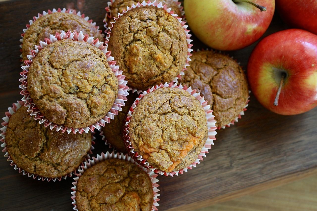 Sprawdzony przepis na wegańskie muffiny z jabłkami