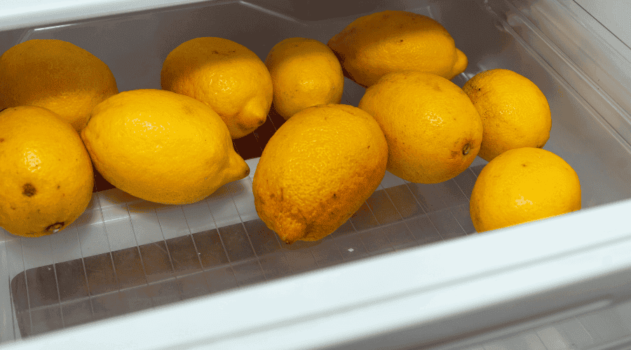Cytryny w zamrażalniku