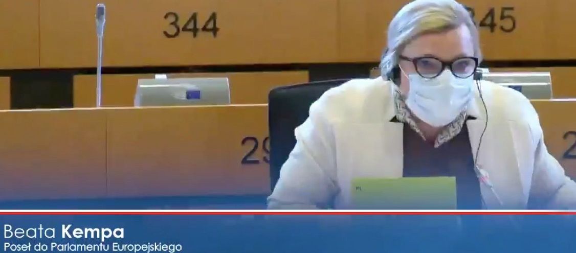 Zaskakująca mowa wygłoszona przez Beatę Kempę w Parlamencie Europejskim