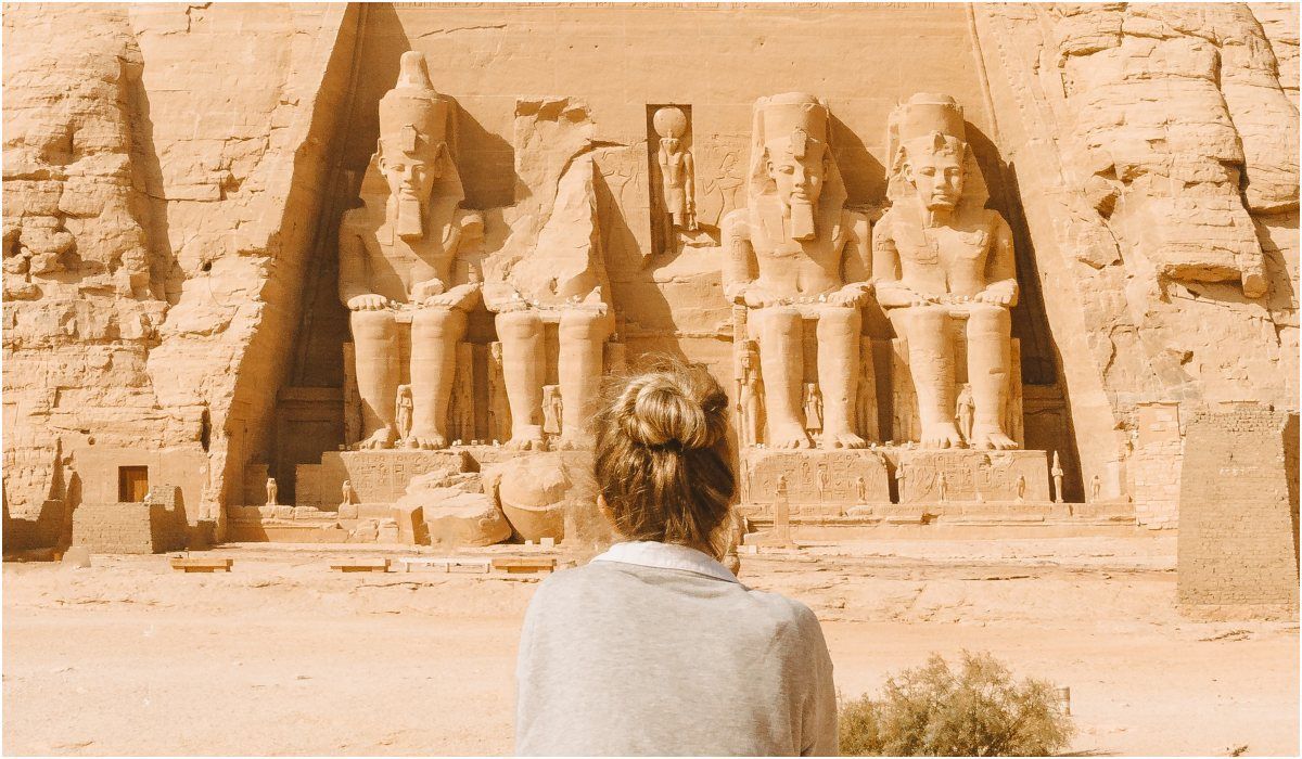 Polka na wakacjach w Egipcie