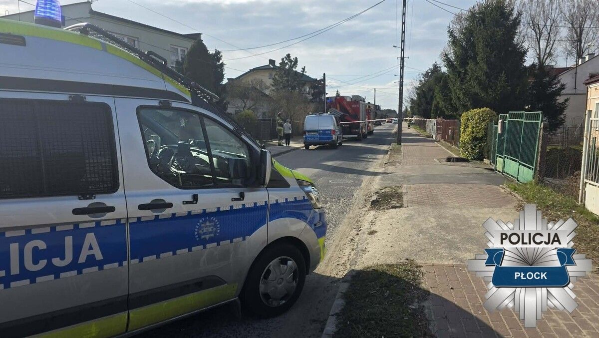 Ewakuacja mieszkańców w polskim mieście. Znaleziono pojemniki z substancją wybuchową, Na miejscu wszystkie służby