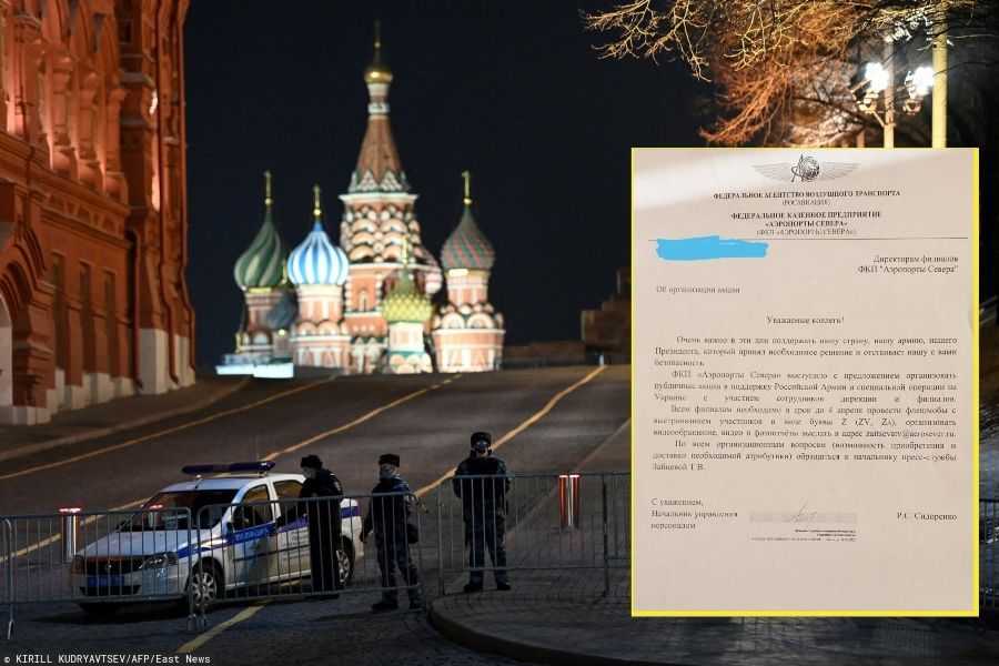 Władze Rosji wysłały pismo do państwowych firm