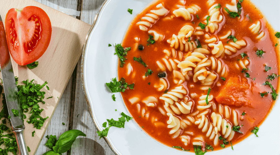 Dobra zupa pomidorowa - prośby o dokładkę są pewne