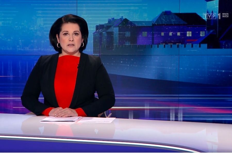 screen z "Wiadomości" TVP