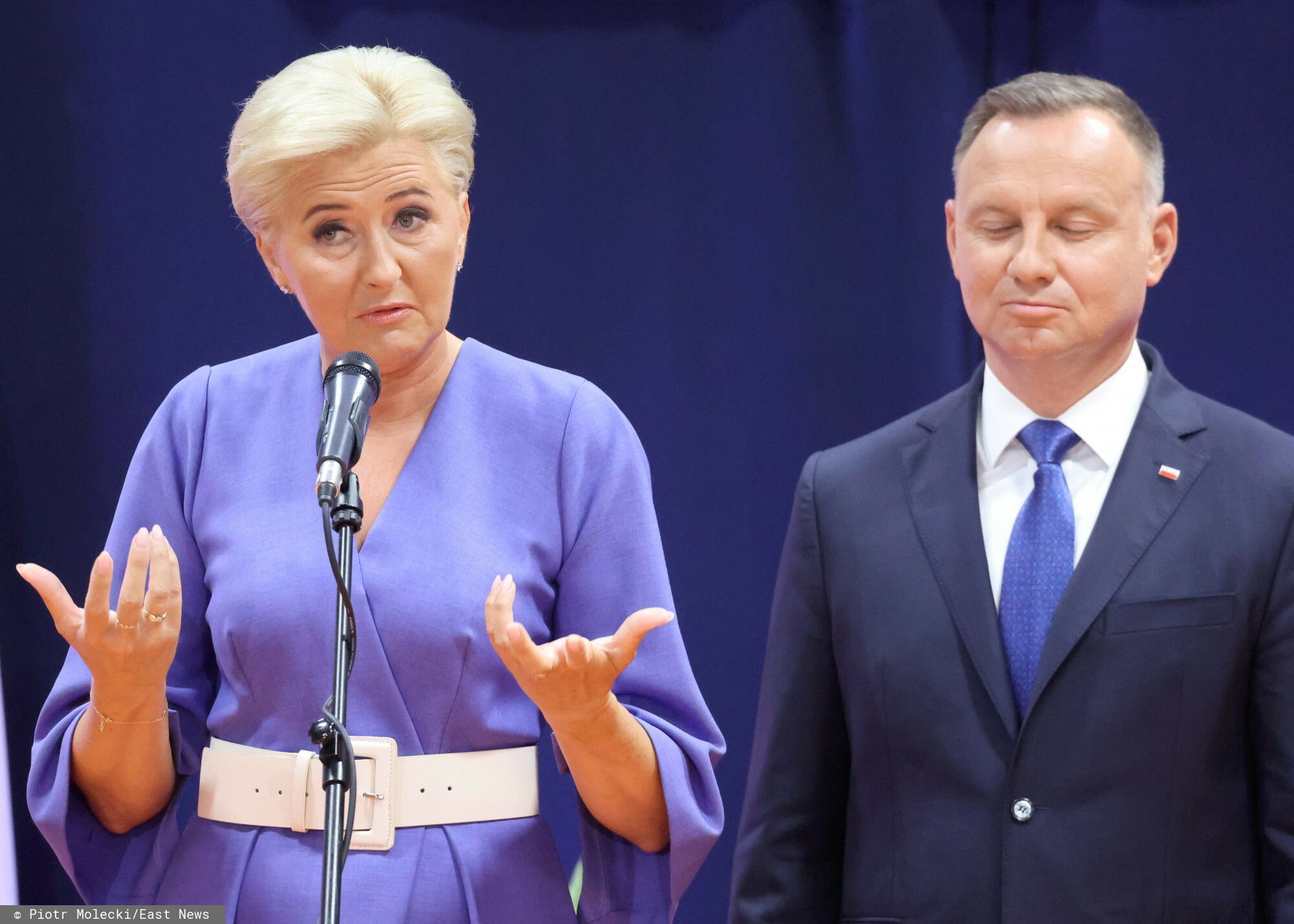 Agata Duda i Andrzej Duda, fot. Piotr Molecki/East News