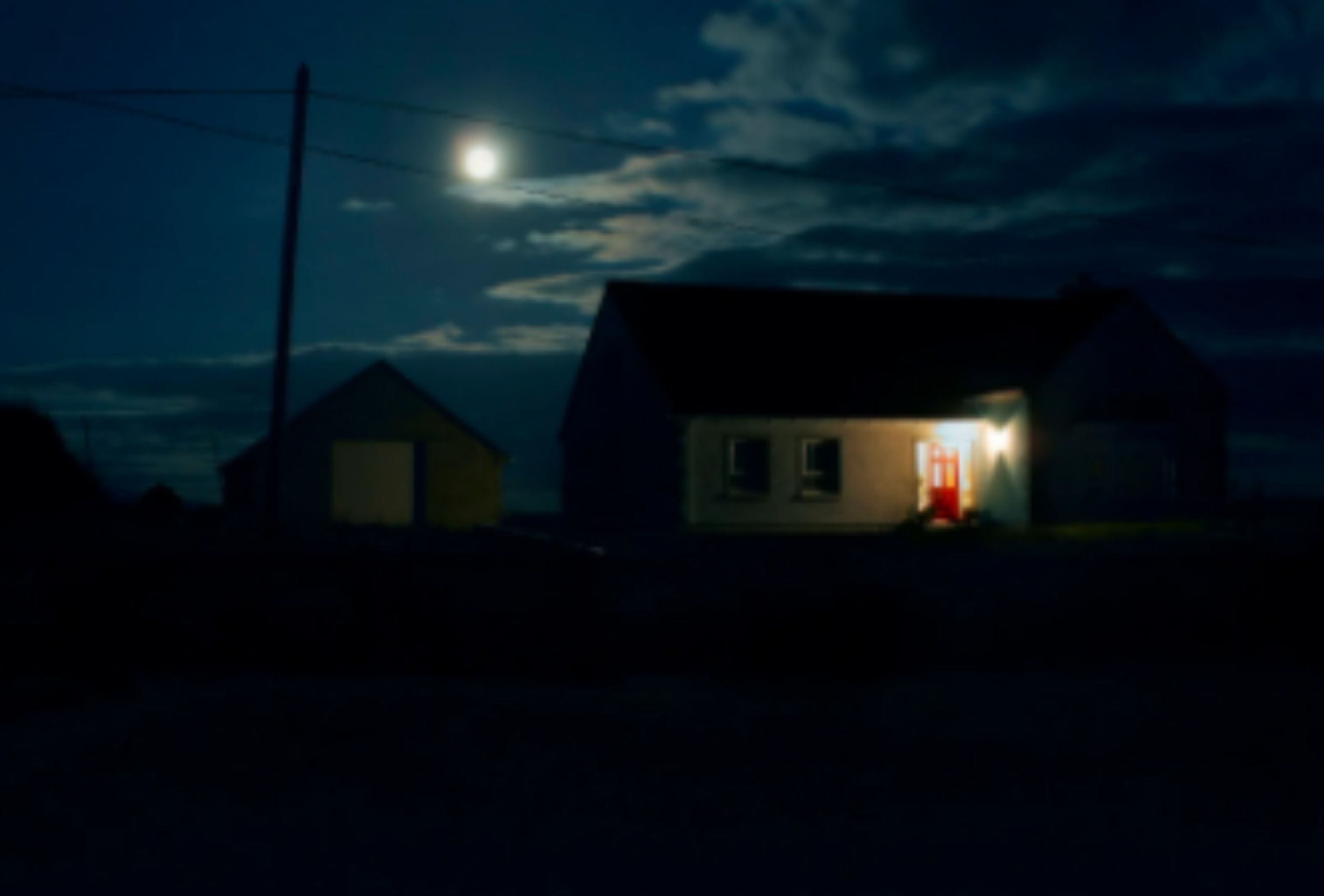 dom w nocy
