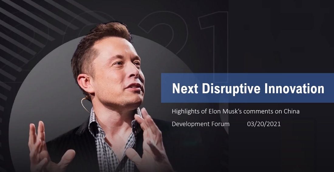 Elon Musk China Development Forum