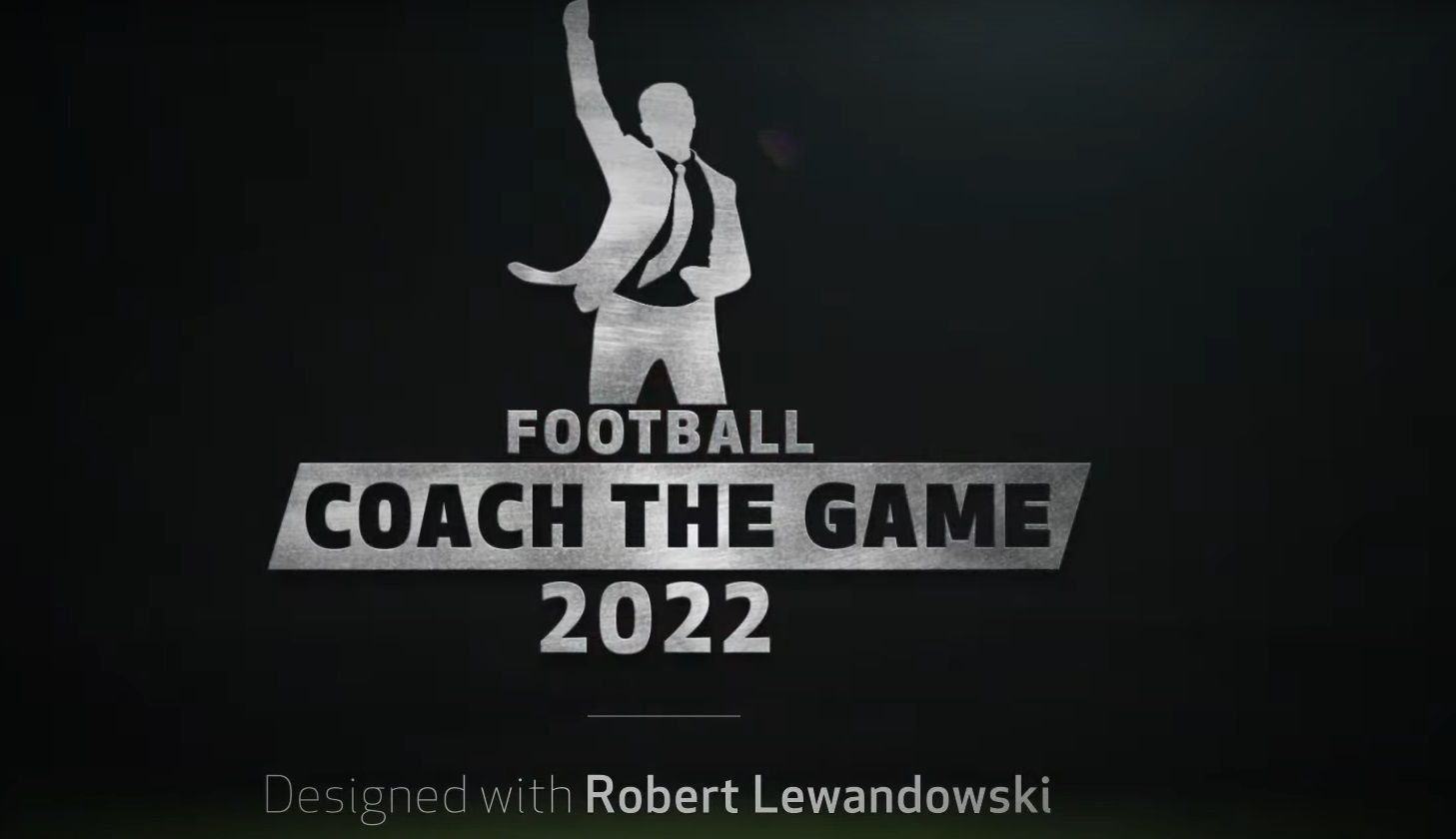 Screen z gry Football Couch przedstawiający trenera rugającego zawodnika