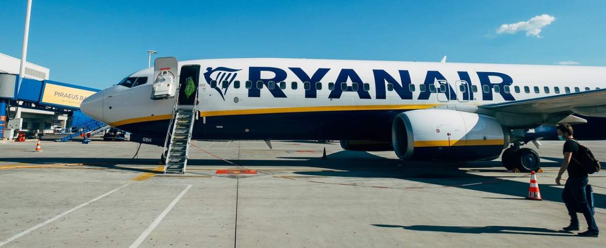Agresywny pasażer w Ryanair