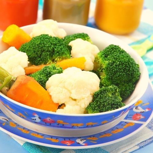 Ugotowane na parze warzywa są smaczne i zdrowe