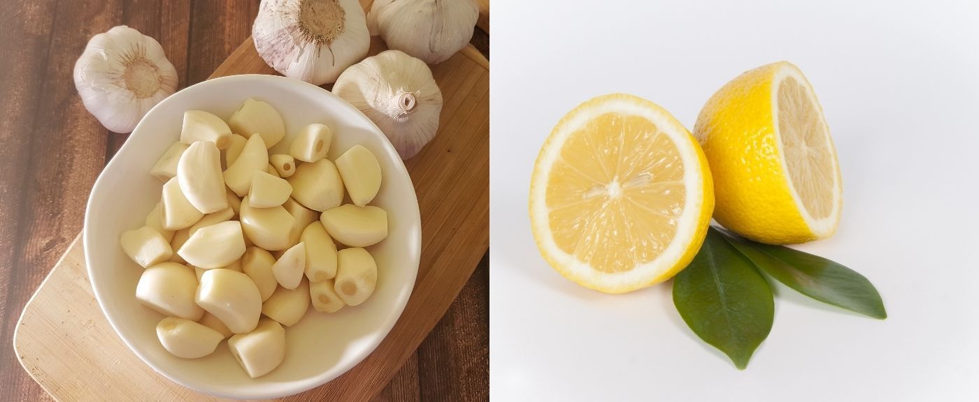 Cytryna i czosnek w zdrowym syropie