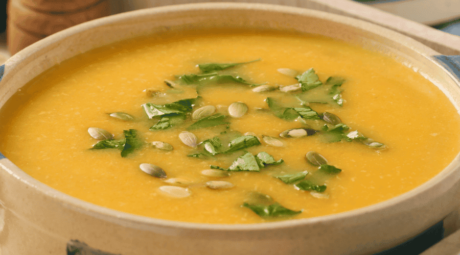 Zupa krem z żółtych warzyw