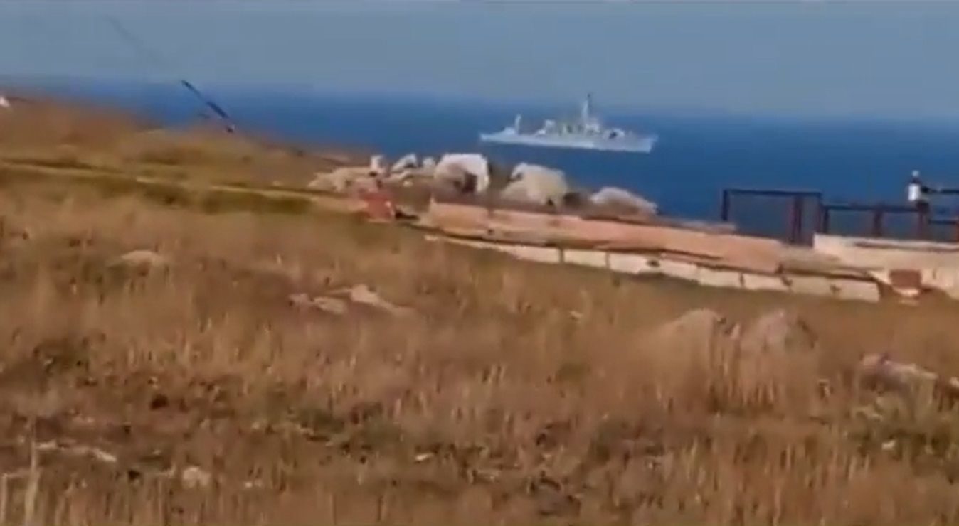 Nowe nagranie z ataku na Wyspę Węży. Zginęło 13 żołnierzy Ukrainy