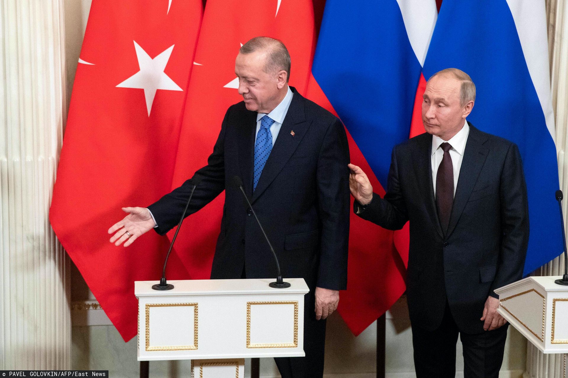 Prezydent Turcji zadzwonił do Władimira Putina, postawił mu twarde warunki