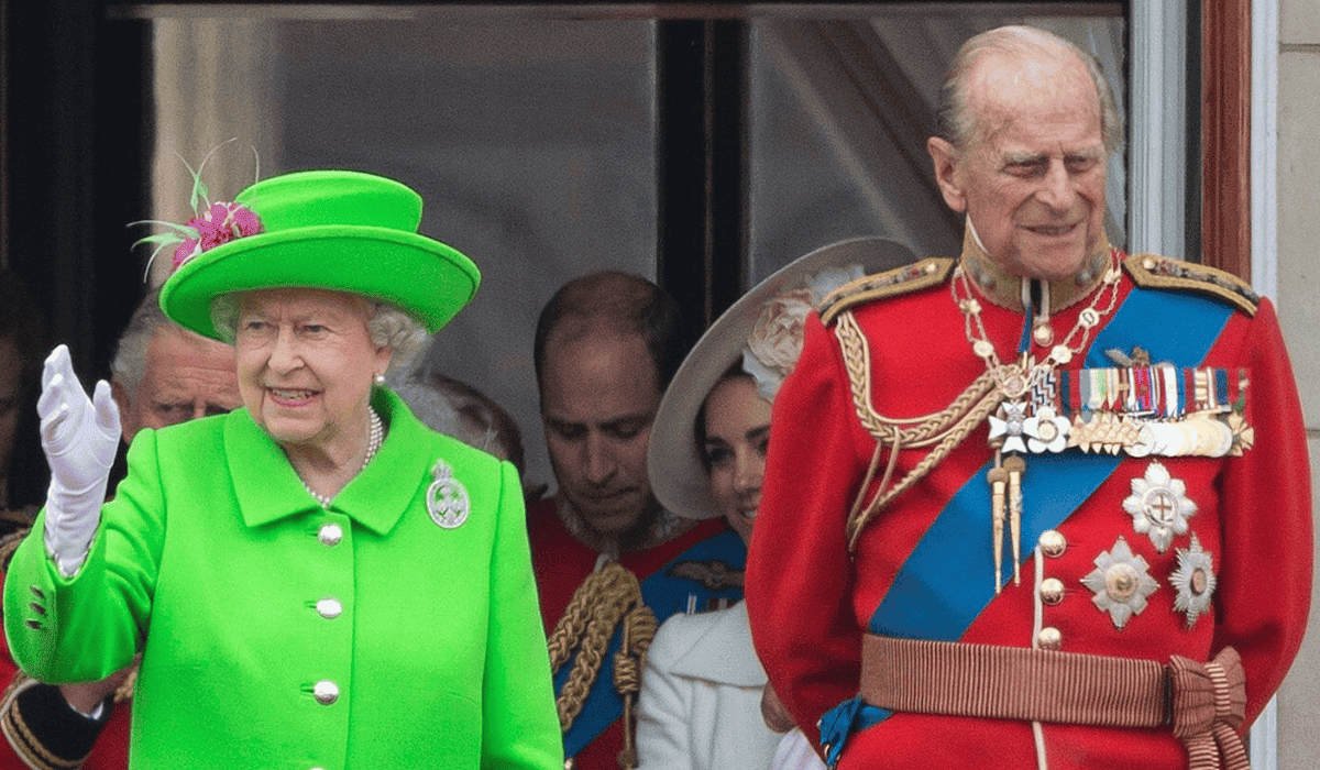 Królowa Elżbieta i książę Filip EA