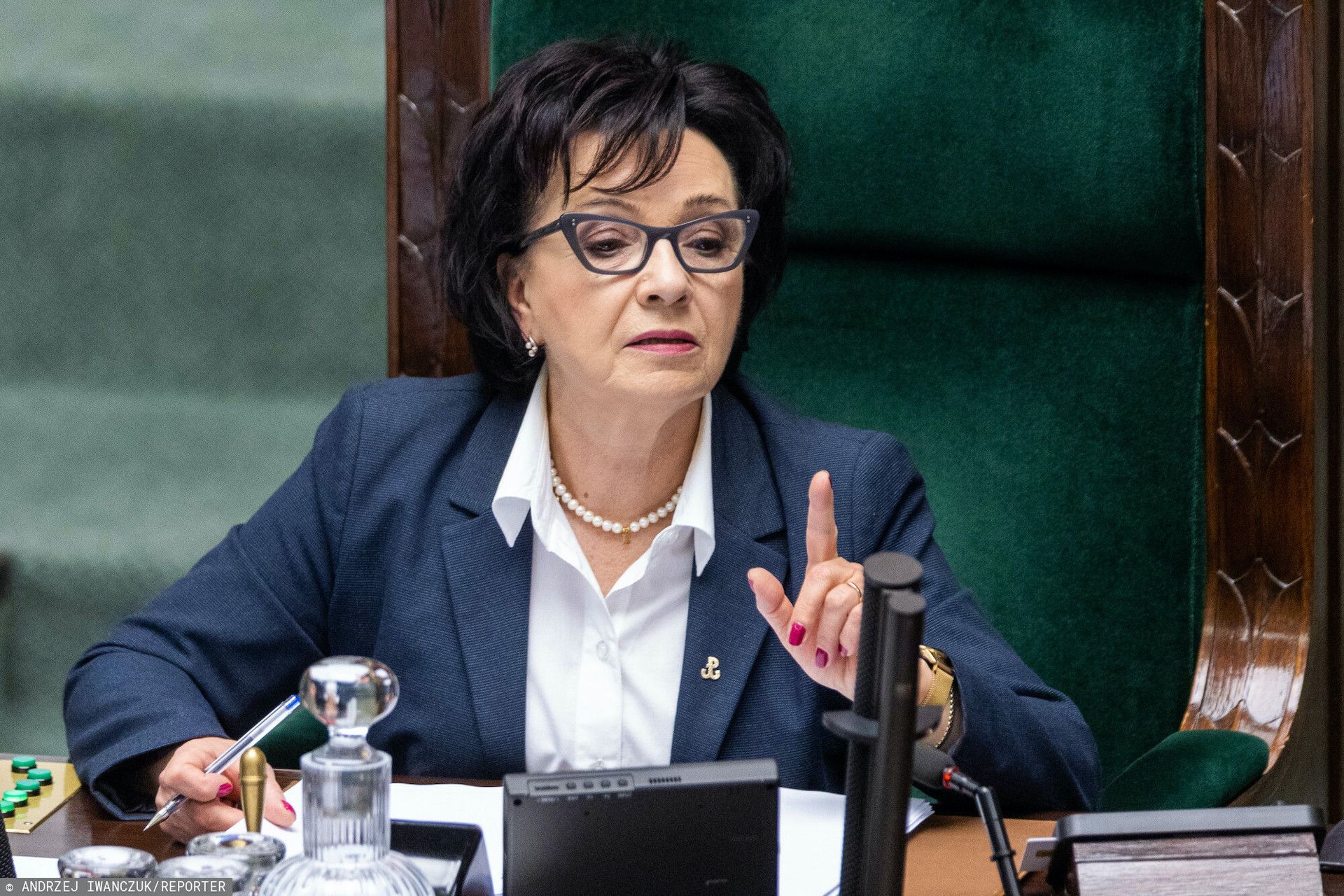 Elżbieta Witek w niecodzienny sposób skomentowała awarię systemu do głosowania w Sejmie