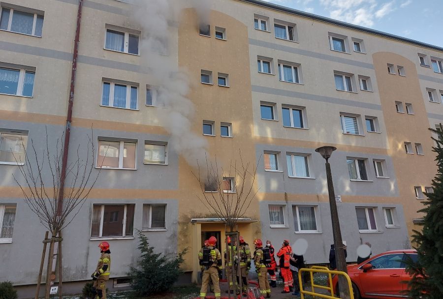 pożar w Bydgoszczy