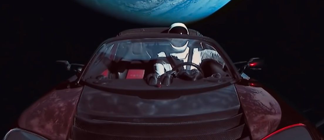 Tesla w kosmosie