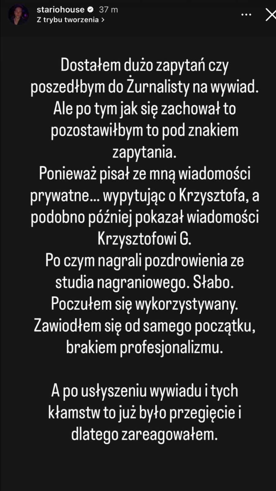 Mąż Gojdzia opisał, jak został wykorzystany. Publicznie obnaża kłamstwa