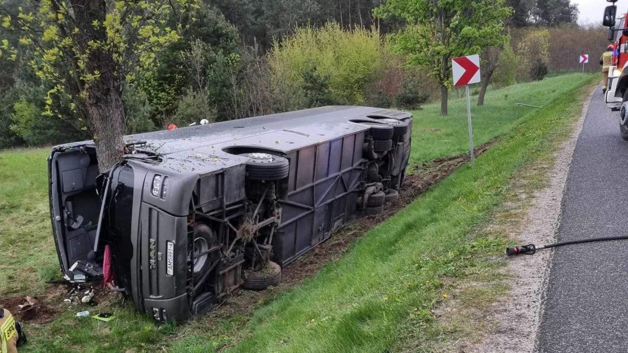 wypadek busa Polaki