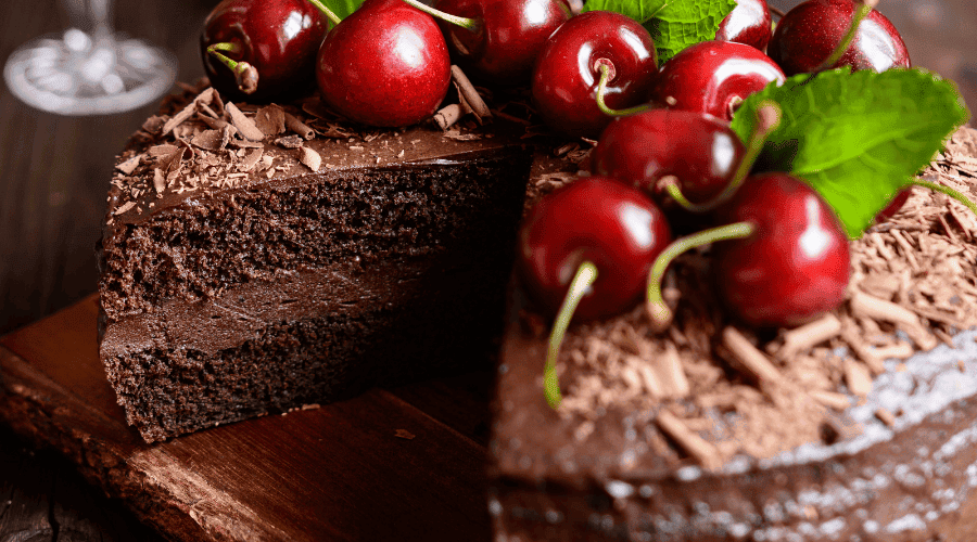 Tort wiśniowo-czekoladowy 