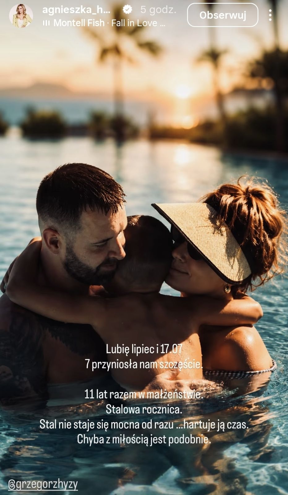 Agnieszka Hyży ogłosiła to tuż po 11. rocznicy ślubu. Tak jest prawda o jej małżeństwie