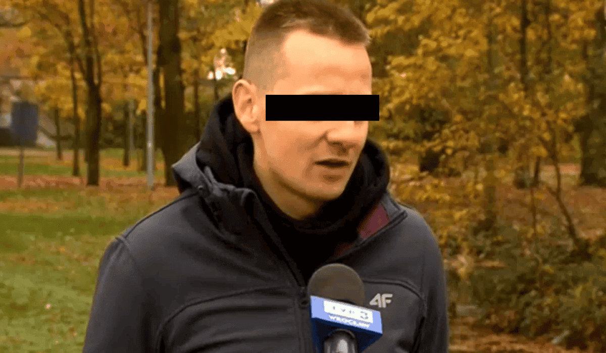 Wrocław. Jacek M. został zatrzymany przez patrol policji w Jagodnie pod Wrocławiem. Były ksiądz został wyprowadzony z samochodu i zakuty w kajdanki