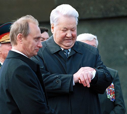 Boris Yeltsin 10 May 2000