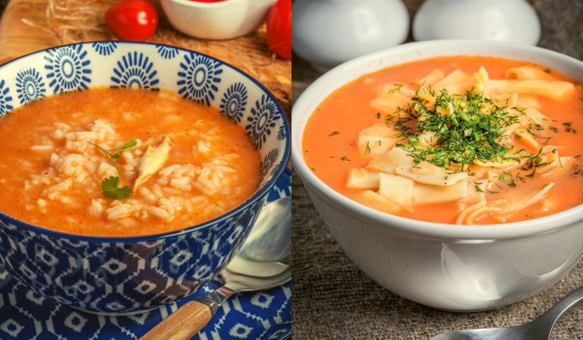 Zupa pomidorowa z ryżem, czy z makaronem?