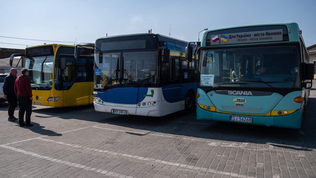 Polska przekazała do Lwowa dwadzieścia autobusów