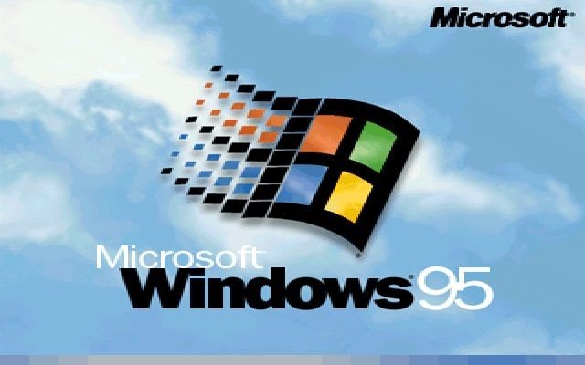 Ekran startowy w systemie Windows 95