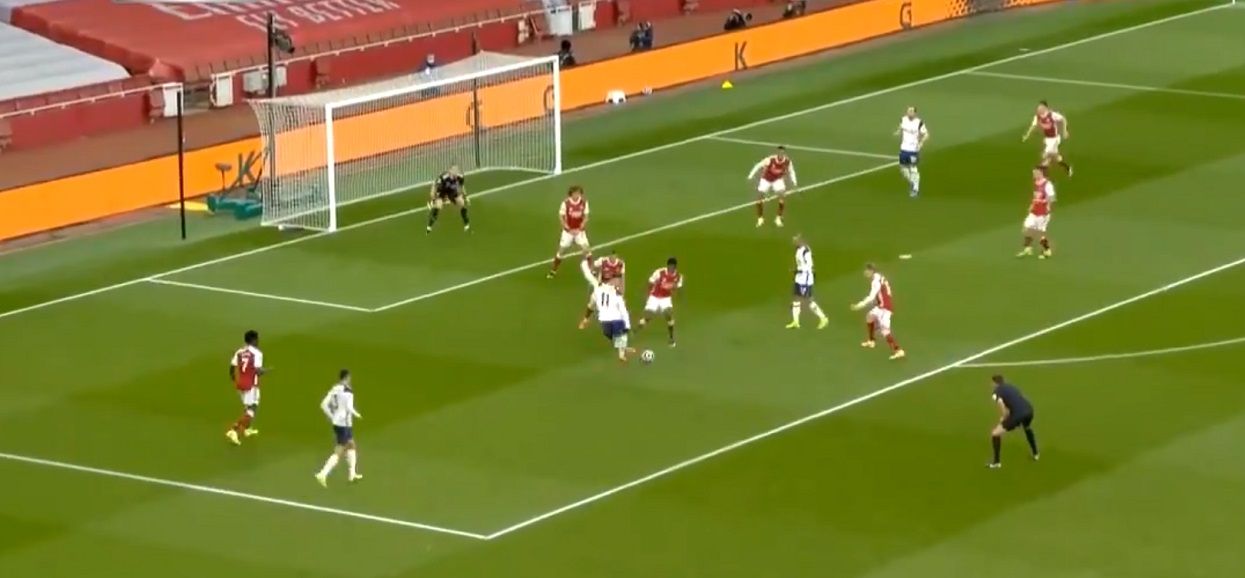 Erik Lamela gol Arsenal
