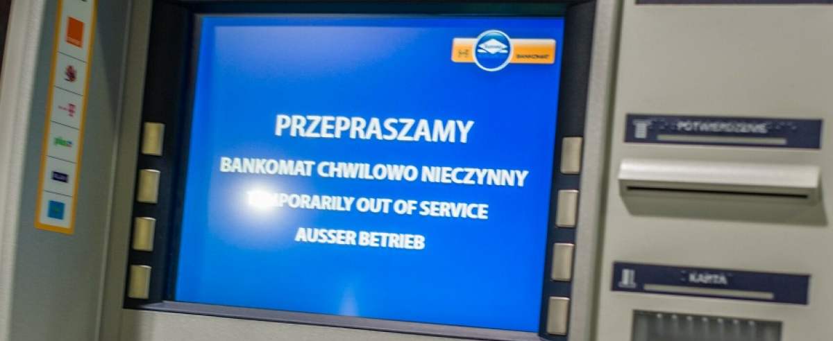 Przerwa techniczna w pięciu polskich bankach