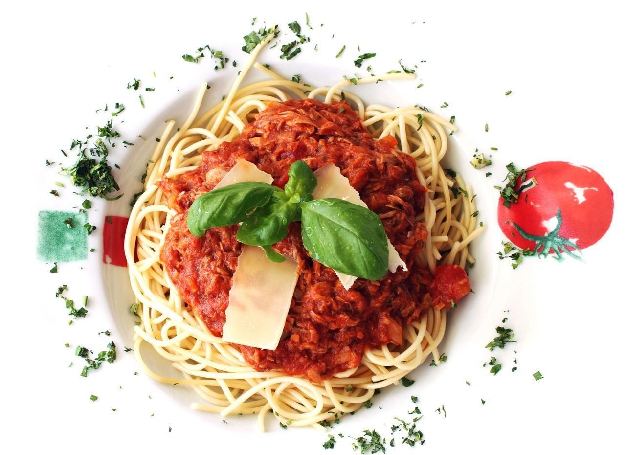 wegetariańskie spaghetti bolognese