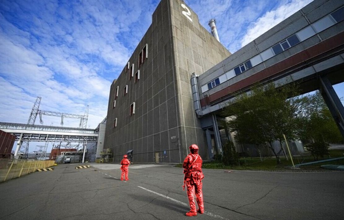 Rosjanie ostrzelali teren Zaporoskiej Elektrowni Atomowej