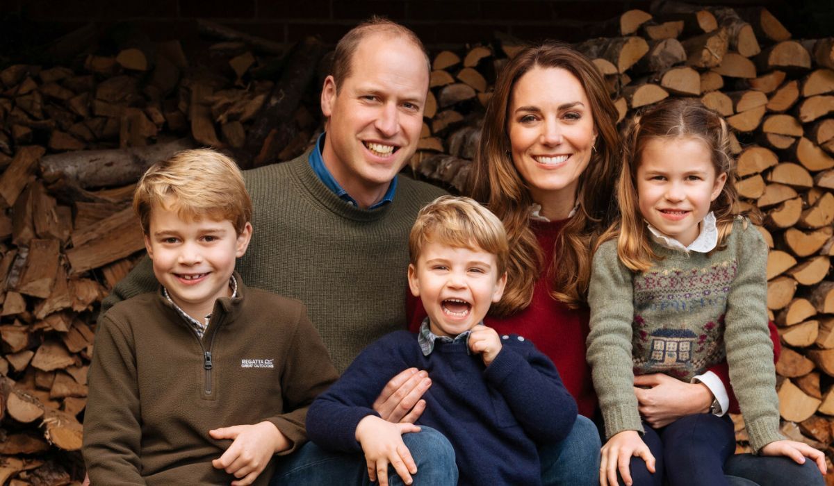 Książę William i księżna Kate z dziećmi EA