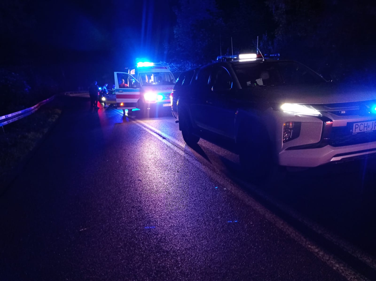 Poważny wypadek w polskiej miejscowości. Nie żyje 17-latek, auto runęło ze skarpy